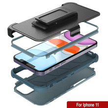 Load image into Gallery viewer, Punkcase for iPhone 11 Belt Clip Multilayer Holster Case [Patron Series] [Mint] 
