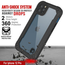 Charger l&#39;image dans la galerie, iPhone 12 Pro Waterproof IP68 Case, Punkcase [Blue]  [Maximus Series] [Slim Fit] [IP68 Certified] [Shockresistant] Clear Armor Cover with Screen Protector | Ultimate Protection (Color in image: green)
