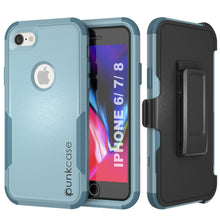 Charger l&#39;image dans la galerie, Punkcase for iPhone 8 Belt Clip Multilayer Holster Case [Patron Series] [Mint] (Color in image: Mint)
