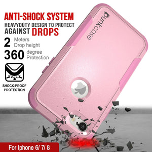 Punkcase for iPhone 6 Belt Clip Multilayer Holster Case [Patron Series] [Pink] (Color in image: Navy)