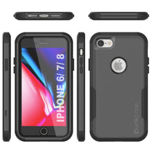 Charger l&#39;image dans la galerie, Punkcase for iPhone 7 Belt Clip Multilayer Holster Case [Patron Series] [Black] (Color in image: Mint-Pink)
