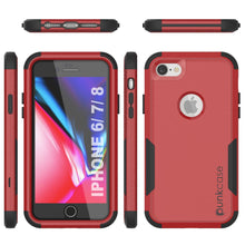 Charger l&#39;image dans la galerie, Punkcase for iPhone 8 Belt Clip Multilayer Holster Case [Patron Series] [Red-Black] (Color in image: Mint)
