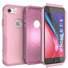 Charger l&#39;image dans la galerie, Punkcase for iPhone 7 Belt Clip Multilayer Holster Case [Patron Series] [Pink] 
