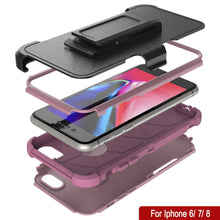 Charger l&#39;image dans la galerie, Punkcase for iPhone 7 Belt Clip Multilayer Holster Case [Patron Series] [Pink] 
