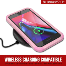 Charger l&#39;image dans la galerie, Punkcase for iPhone 7+ Plus Belt Clip Multilayer Holster Case [Patron Series] [Pink] 
