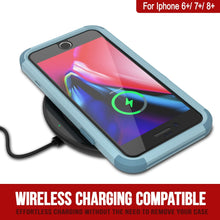 Charger l&#39;image dans la galerie, Punkcase for iPhone 7+ Plus Belt Clip Multilayer Holster Case [Patron Series] [Mint] 
