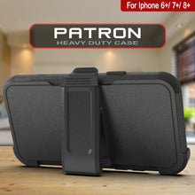 Charger l&#39;image dans la galerie, Punkcase for iPhone 7+ Plus Belt Clip Multilayer Holster Case [Patron Series] [Black] (Color in image: Pink)

