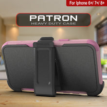 Charger l&#39;image dans la galerie, Punkcase for iPhone 7+ Plus Belt Clip Multilayer Holster Case [Patron Series] [Pink] (Color in image: Mint)
