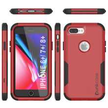 Charger l&#39;image dans la galerie, Punkcase for iPhone 8+ Plus Belt Clip Multilayer Holster Case [Patron Series] [Red-Black] (Color in image: Mint)
