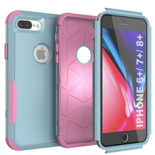 Load image into Gallery viewer, Punkcase for iPhone 6+ Plus Belt Clip Multilayer Holster Case [Patron Series] [Mint-Pink] 

