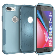 Charger l&#39;image dans la galerie, Punkcase for iPhone 8+ Plus Belt Clip Multilayer Holster Case [Patron Series] [Mint] 
