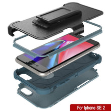 Charger l&#39;image dans la galerie, Punkcase for iPhone SE Belt Clip Multilayer Holster Case [Patron Series] [Mint] 
