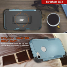 Charger l&#39;image dans la galerie, Punkcase for iPhone SE Belt Clip Multilayer Holster Case [Patron Series] [Mint] 
