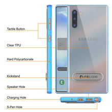 Load image into Gallery viewer, Galaxy Note 10 Lucid 3.0 PunkCase Armor Cover w/Integrated Kickstand and Screen Protector [Blue] (Color in image: Black)
