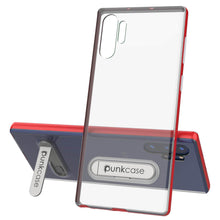 Charger l&#39;image dans la galerie, Galaxy Note 10+ Plus Lucid 3.0 PunkCase Armor Cover w/Integrated Kickstand and Screen Protector [Red] (Color in image: Silver)
