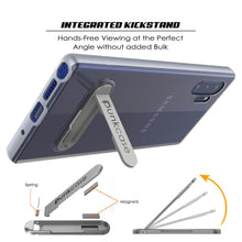 Charger l&#39;image dans la galerie, Galaxy Note 10+ Plus Lucid 3.0 PunkCase Armor Cover w/Integrated Kickstand and Screen Protector [Silver] (Color in image: Grey)
