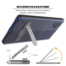 Charger l&#39;image dans la galerie, Galaxy Note 10+ Plus Lucid 3.0 PunkCase Armor Cover w/Integrated Kickstand and Screen Protector [Black] (Color in image: Blue)
