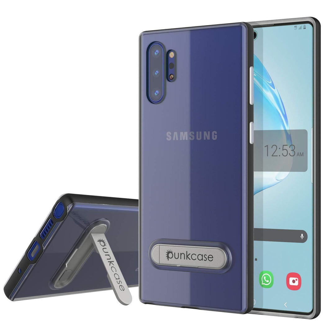 Galaxy Note 10+ Plus Lucid 3.0 PunkCase Armor Cover w/Integrated Kickstand and Screen Protector [Black] (Color in image: Black)