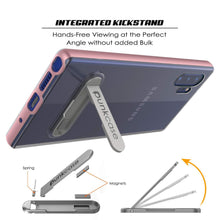 Charger l&#39;image dans la galerie, Galaxy Note 10+ Plus Lucid 3.0 PunkCase Armor Cover w/Integrated Kickstand and Screen Protector [Rose Gold] (Color in image: Grey)
