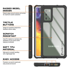 Charger l&#39;image dans la galerie, Punkcase Galaxy Note 20 Case, [Spartan Series] White Rugged Heavy Duty Cover W/Built in Screen Protector (Color in image: Pink)
