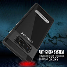 Charger l&#39;image dans la galerie, Galaxy Note 8 Case, PUNKcase [LUCID 3.0 Series] Armor Cover w/Integrated Kickstand [Black] (Color in image: Teal)
