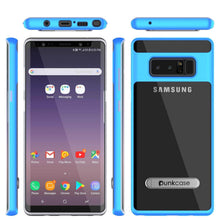 Charger l&#39;image dans la galerie, Galaxy Note 8 Case, PUNKcase [LUCID 3.0 Series] Armor Cover w/Integrated Kickstand [Blue] (Color in image: Teal)
