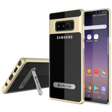 Load image into Gallery viewer, Galaxy Note 8 Case, PUNKcase [LUCID 3.0 Series] Armor Cover w/Integrated Kickstand [Gold] (Color in image: Gold)
