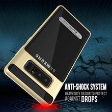 Load image into Gallery viewer, Galaxy Note 8 Case, PUNKcase [LUCID 3.0 Series] Armor Cover w/Integrated Kickstand [Gold] (Color in image: Rose Gold)
