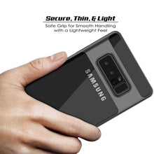 Charger l&#39;image dans la galerie, Galaxy Note 8 Case, PUNKcase [LUCID 3.0 Series] Armor Cover w/Integrated Kickstand [Grey] (Color in image: Black)
