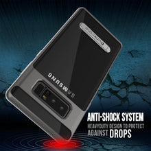 Charger l&#39;image dans la galerie, Galaxy Note 8 Case, PUNKcase [LUCID 3.0 Series] Armor Cover w/Integrated Kickstand [Grey] (Color in image: Blue)
