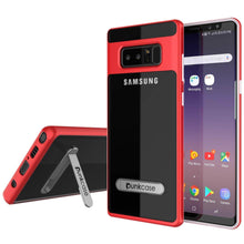 Load image into Gallery viewer, Galaxy Note 8 Case, PUNKcase [LUCID 3.0 Series] Armor Cover w/Integrated Kickstand [Red] (Color in image: Red)

