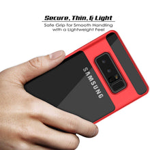 Load image into Gallery viewer, Galaxy Note 8 Case, PUNKcase [LUCID 3.0 Series] Armor Cover w/Integrated Kickstand [Red] (Color in image: Black)
