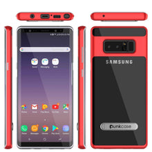 Load image into Gallery viewer, Galaxy Note 8 Case, PUNKcase [LUCID 3.0 Series] Armor Cover w/Integrated Kickstand [Red] (Color in image: Silver)
