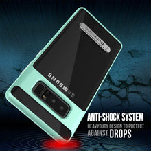 Charger l&#39;image dans la galerie, Galaxy Note 8 Case, PUNKcase [LUCID 3.0 Series] Armor Cover w/Integrated Kickstand [Teal] (Color in image: Blue)
