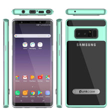 Charger l&#39;image dans la galerie, Galaxy Note 8 Case, PUNKcase [LUCID 3.0 Series] Armor Cover w/Integrated Kickstand [Teal] (Color in image: Gold)
