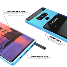 Charger l&#39;image dans la galerie, Galaxy Note 9 Lucid 3.0 PunkCase Armor Cover w/Integrated Kickstand and Screen Protector [Blue] (Color in image: Black)
