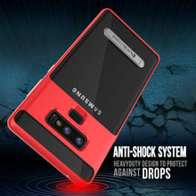 Charger l&#39;image dans la galerie, Galaxy Note 9 Lucid 3.0 PunkCase Armor Cover w/Integrated Kickstand and Screen Protector [Red] (Color in image: Rose Gold)

