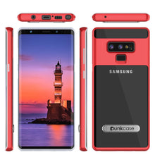Charger l&#39;image dans la galerie, Galaxy Note 9 Lucid 3.0 PunkCase Armor Cover w/Integrated Kickstand and Screen Protector [Red] (Color in image: Silver)
