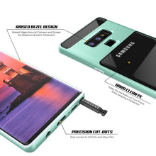 Charger l&#39;image dans la galerie, Galaxy Note 9 Lucid 3.0 PunkCase Armor Cover w/Integrated Kickstand and Screen Protector [Teal] (Color in image: Black)
