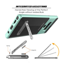 Charger l&#39;image dans la galerie, Galaxy Note 9 Lucid 3.0 PunkCase Armor Cover w/Integrated Kickstand and Screen Protector [Teal] (Color in image: Grey)
