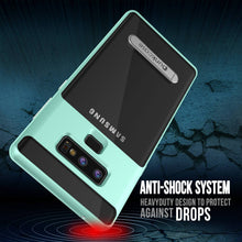 Charger l&#39;image dans la galerie, Galaxy Note 9 Lucid 3.0 PunkCase Armor Cover w/Integrated Kickstand and Screen Protector [Teal] (Color in image: Red)
