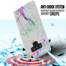 Charger l&#39;image dans la galerie, Galaxy Note 9 Full Body W/ Screen Protector Marble Case (Blanco Marmo) (Color in image: Black Mirage)
