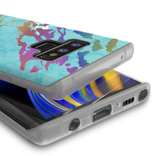 Charger l&#39;image dans la galerie, Galaxy Note 9 Full Body W/ Screen Protector Marble Case [Teal Onyx] (Color in image: Blanco Marmo)
