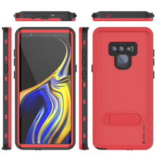 Load image into Gallery viewer, PunkCase Galaxy Note 9 Waterproof Case, [KickStud Series] Armor Cover [Red] (Color in image: Light Green)
