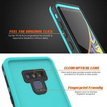 Load image into Gallery viewer, PunkCase Galaxy Note 9 Waterproof Case, [KickStud Series] Armor Cover [Teal] (Color in image: Black)
