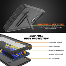 Charger l&#39;image dans la galerie, PunkCase Galaxy Note 9 Waterproof Case, [KickStud Series] Armor Cover [Black] (Color in image: Light Blue)
