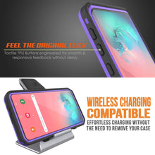 Charger l&#39;image dans la galerie, Galaxy S10 Waterproof Case, Punkcase [KickStud Series] Armor Cover [Purple] (Color in image: Light Green)
