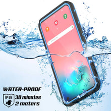 Charger l&#39;image dans la galerie, Galaxy S10 Waterproof Case, Punkcase [KickStud Series] Armor Cover [Light Blue] (Color in image: Light Green)
