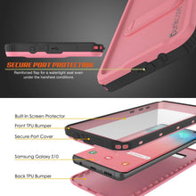 Charger l&#39;image dans la galerie, Galaxy S10 Waterproof Case, Punkcase [KickStud Series] Armor Cover [Pink] (Color in image: Light Green)
