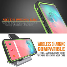 Charger l&#39;image dans la galerie, Galaxy S10 Waterproof Case, Punkcase [KickStud Series] Armor Cover [Light Green] 
